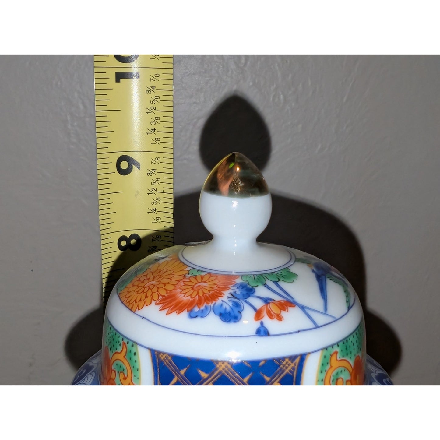 Vintage Fred Roberts Co/San Francisco~Ginger Jar/Imari Style W/ Lid