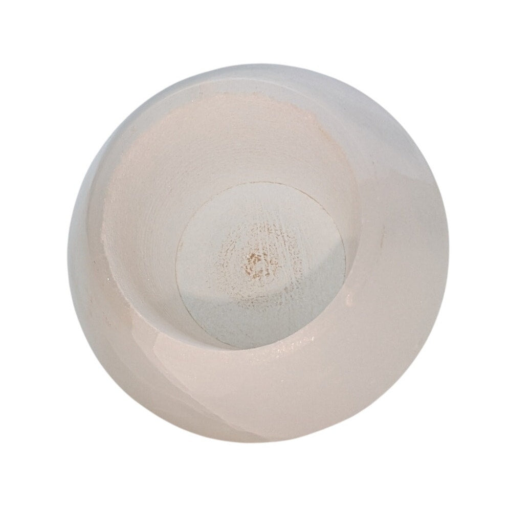Alabaster Tea Light Candle Holder