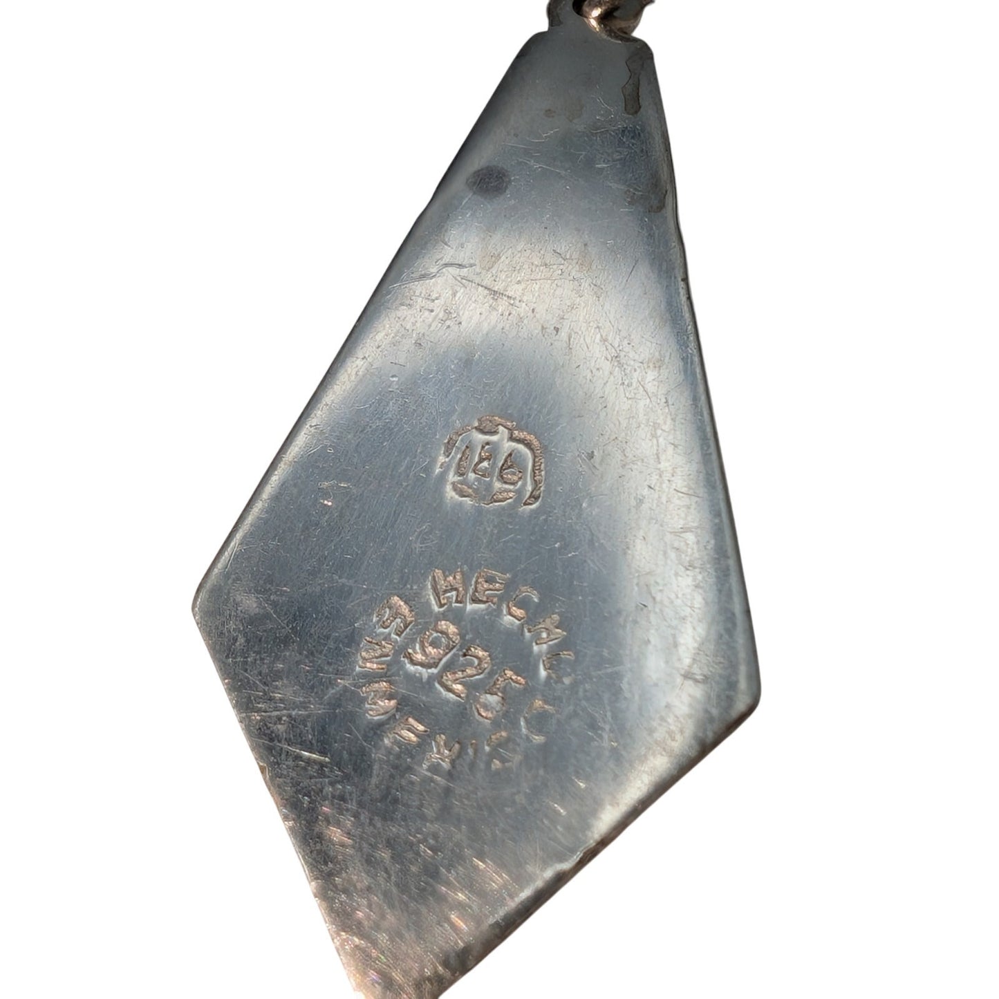Vintage Taxco 925 Sterling Silver Floral Embossed/Raised  Kite Dangle Earrings