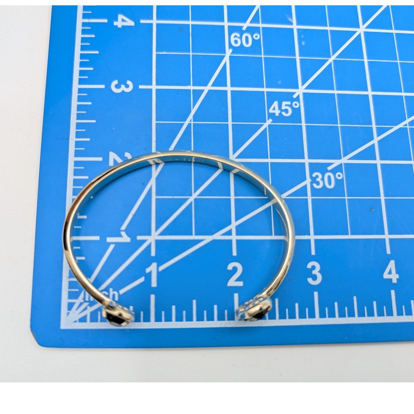 Kendra Scott Elton Gold Plated Cuff Adjustable Pinch Cuff Bracelet in Cobalt