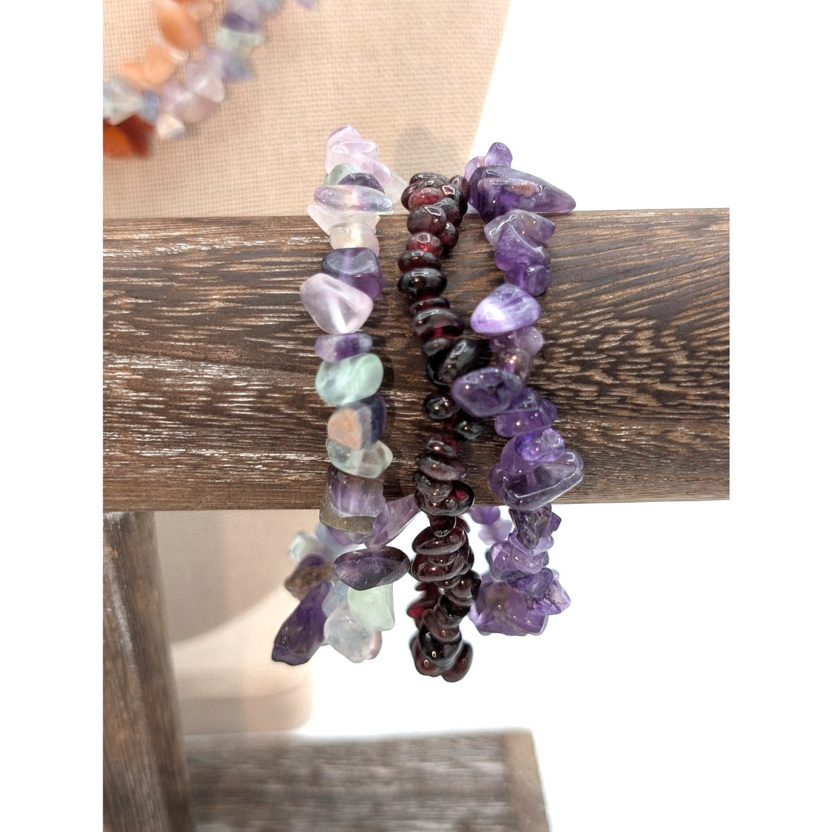 Lot of Gemstone Chip Bead Necklaces and Bracelets