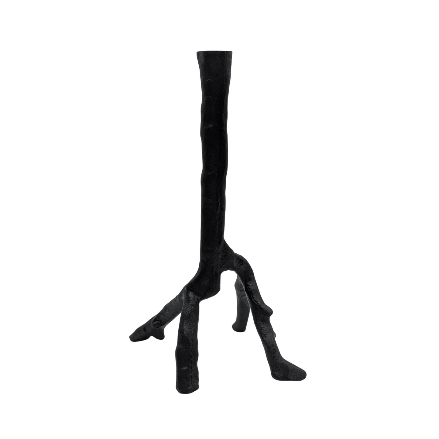 Black Iron Enchanted Forest Candlestick