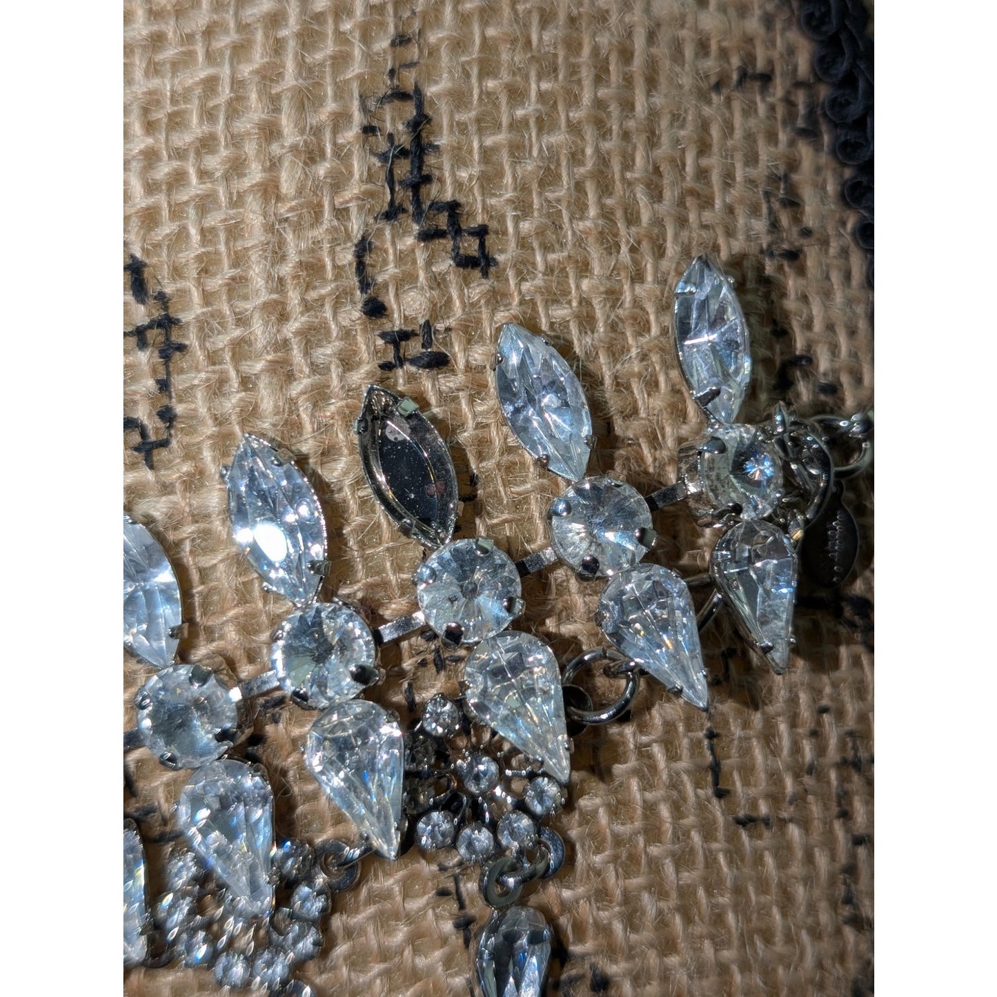 Express Blingy Rhinestone Chain Belt 34.5"-40"