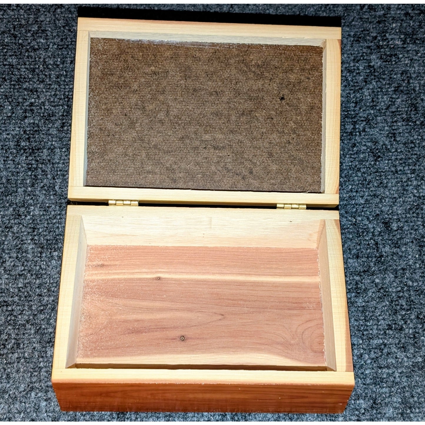 Bear Wolf Eagle Hawk Bobcat Art Hinged Wood Trinket Box
