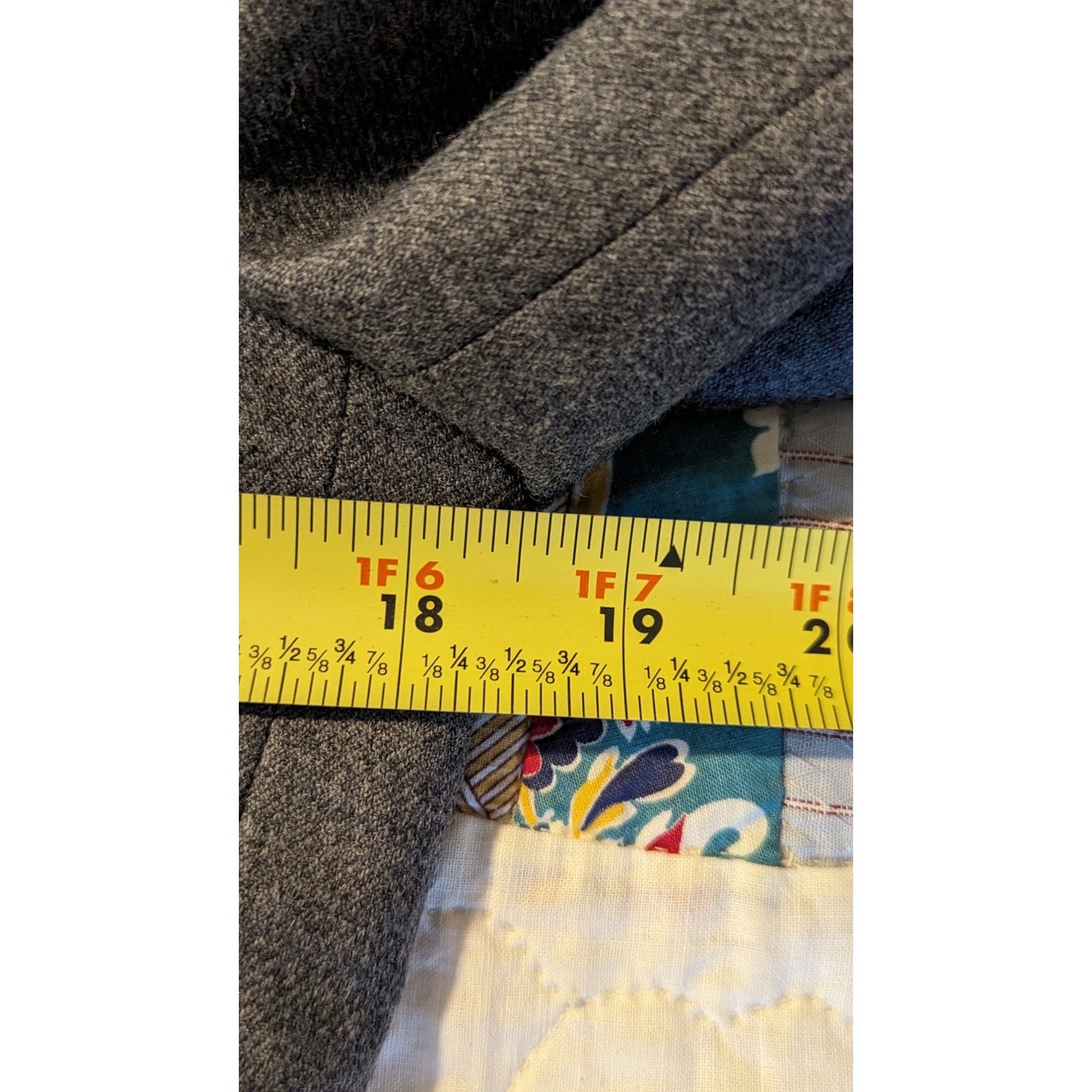 Saks Fifth Avenue Vintage Womens Sz 10 Gray Wool Two Button Blazer