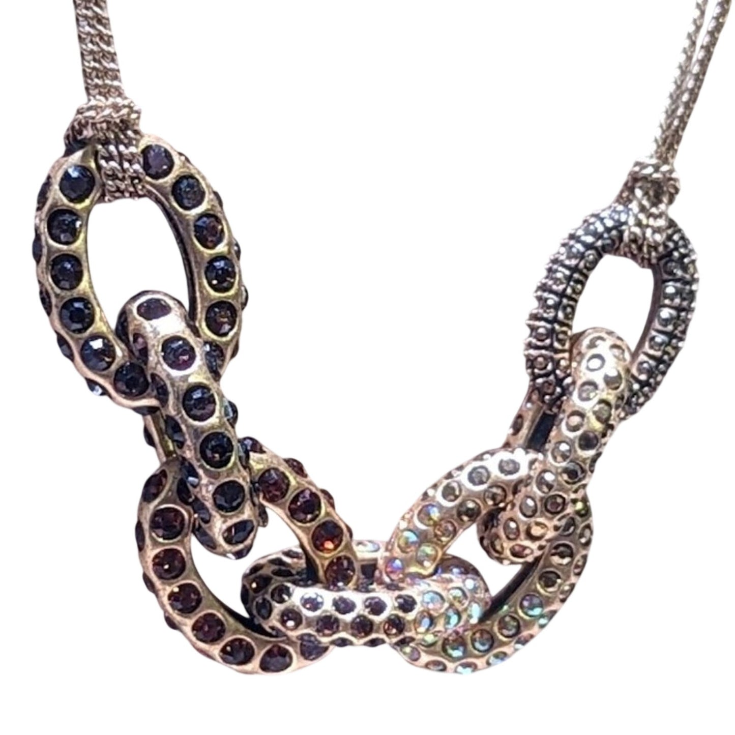 J Crew Crystal Chain Necklace