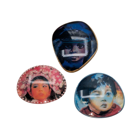 Watercolor Pins by Artist Joyce Rumack Pins