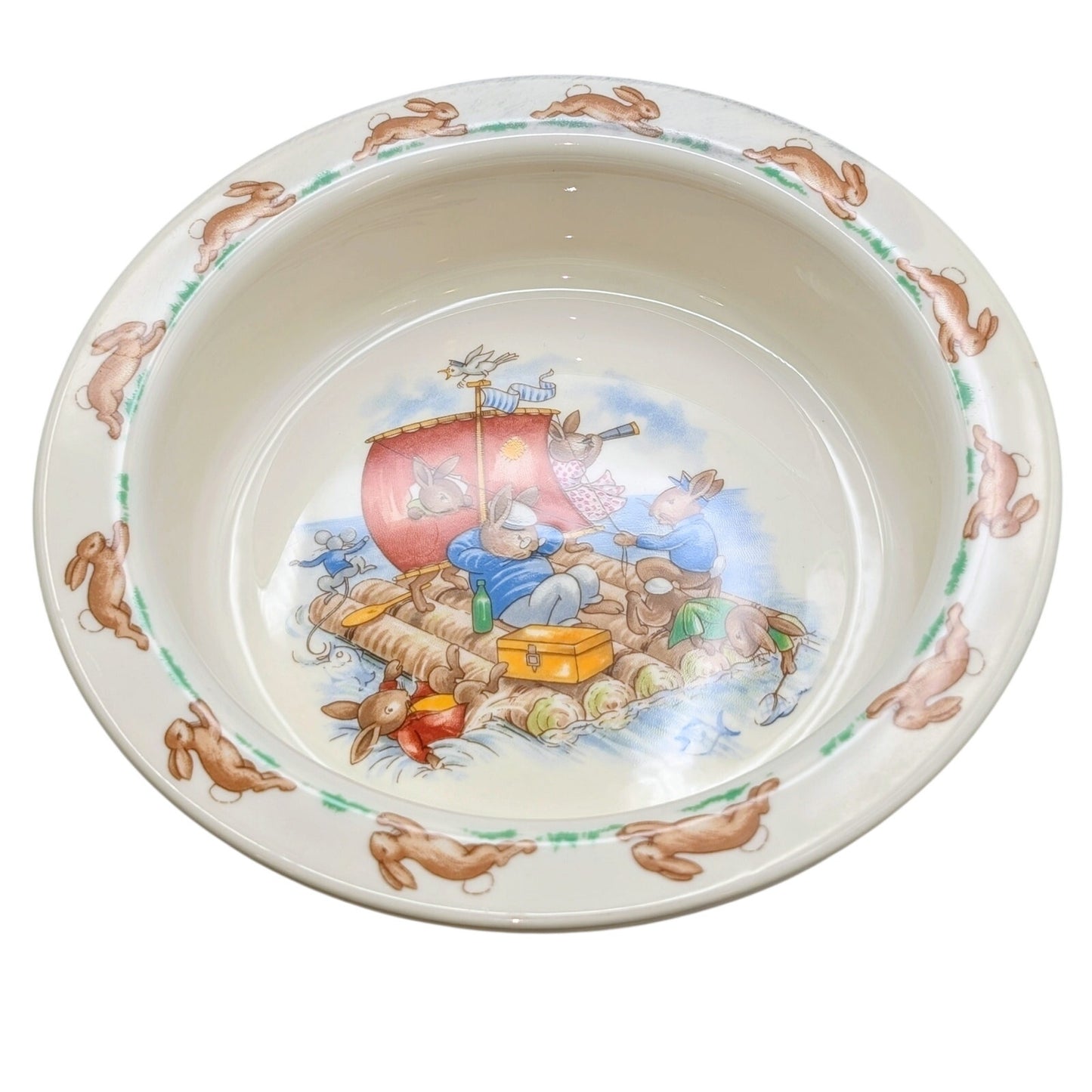Royal Doulton Bunnykins 1936 Fine Bone China 6-1/4" Albion Nursery Bowl