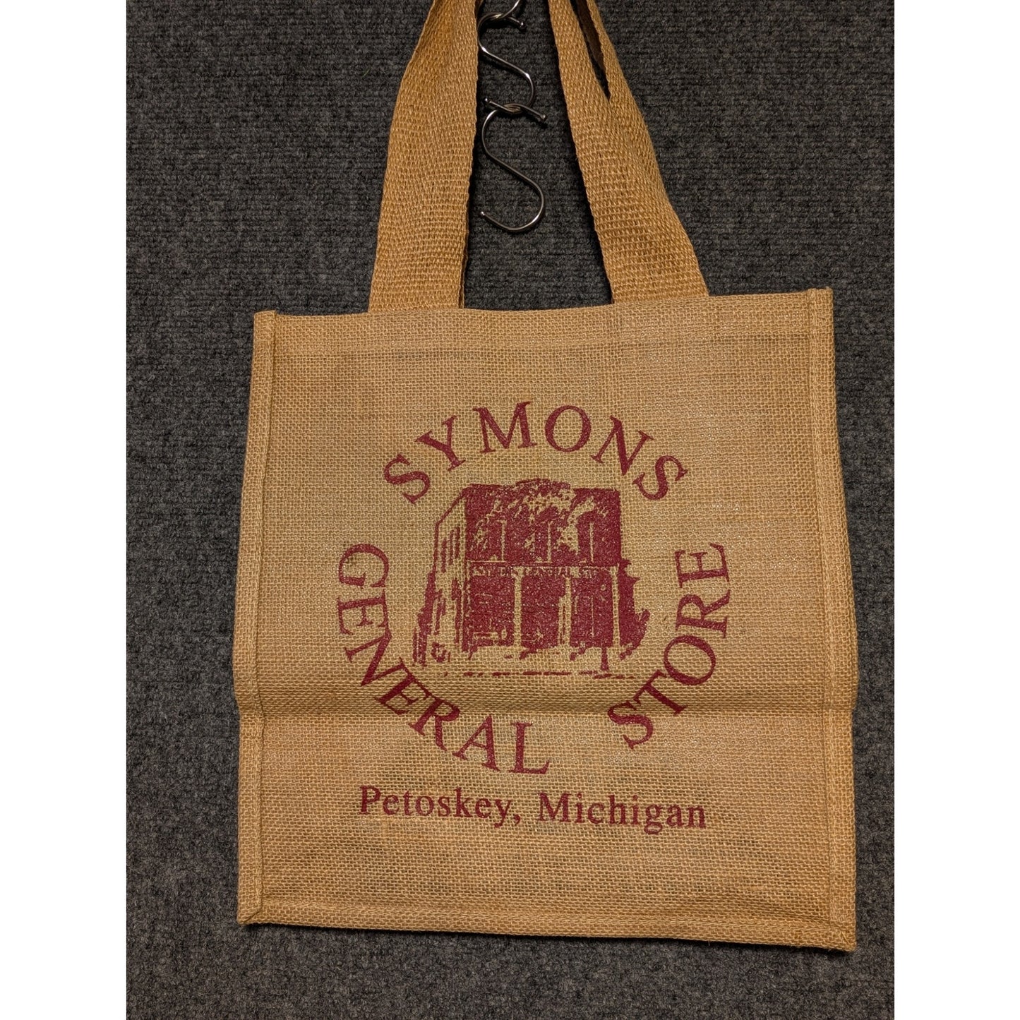 Symons General Store Petoskey Michigan Jute Shopping Bag Sustainable