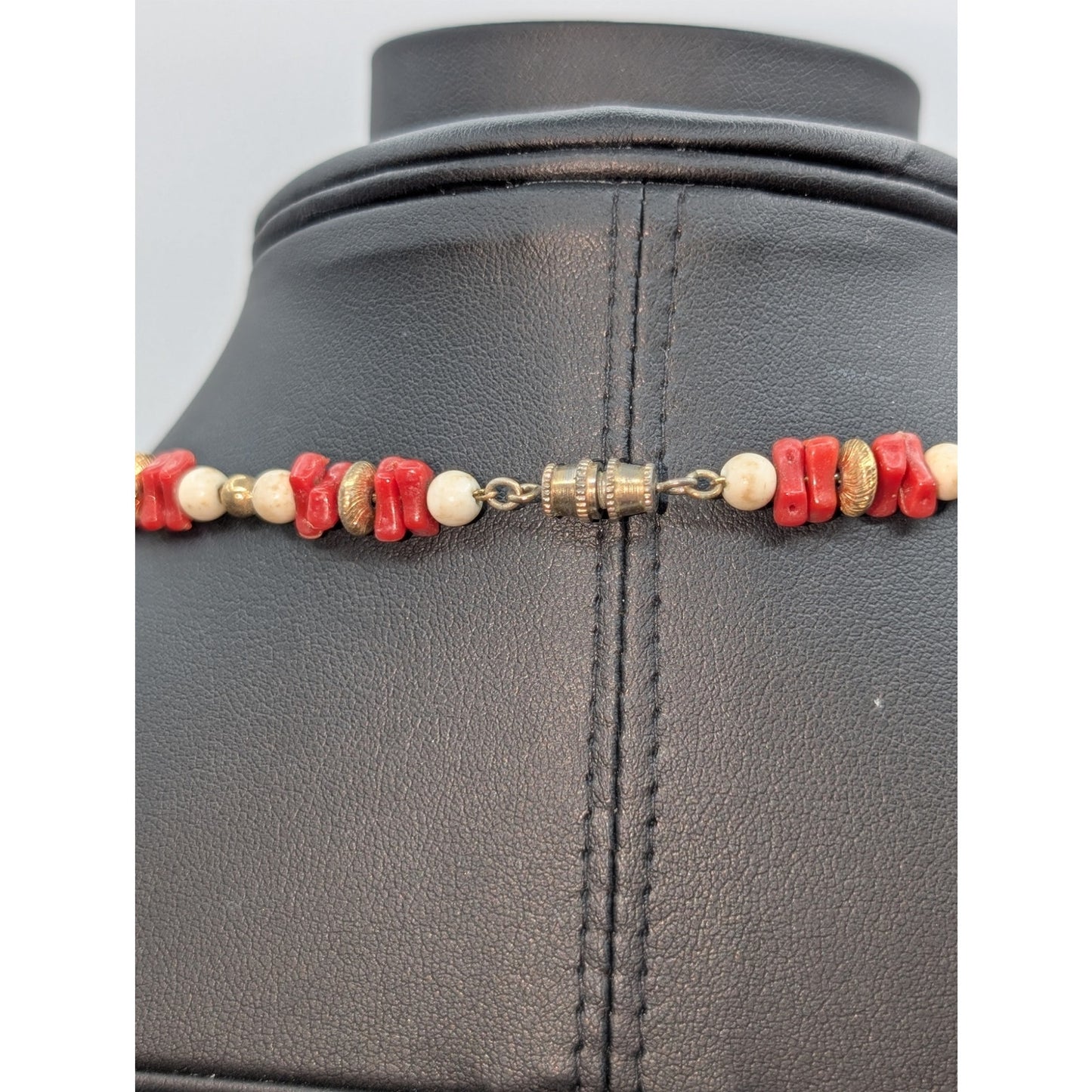 Lot of Three Stone Faux Tortoise Acrylic Beaded Necklaces