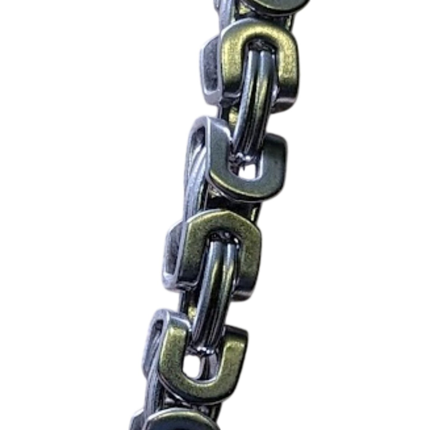 Half & Half Unique Chain Link Necklace