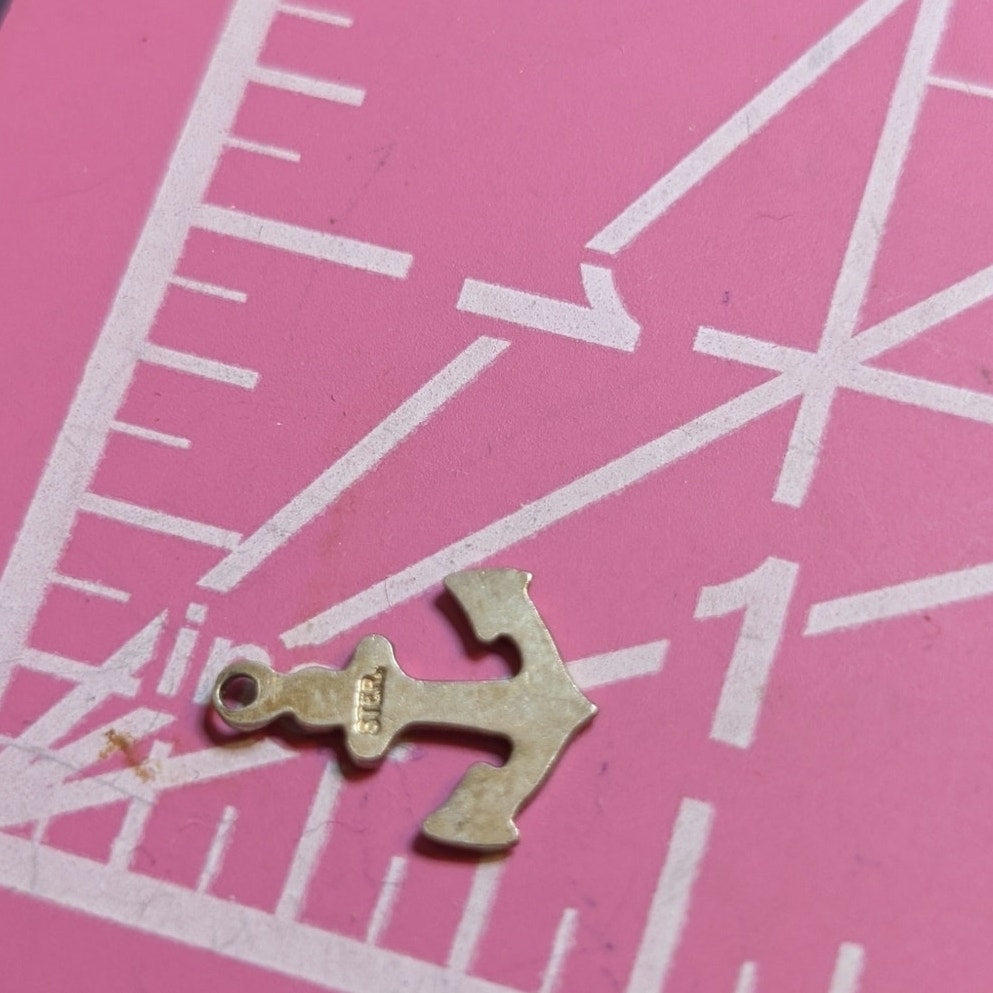 Vintage Sterling Silver Anchor Charm
