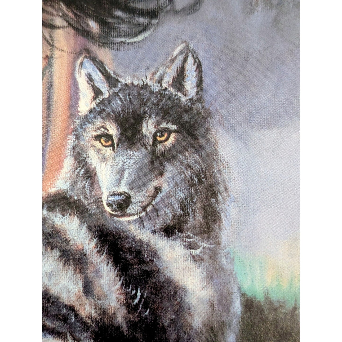 Maiden With Wolf by M. Caroselli Framed Art 8 X 10 Print