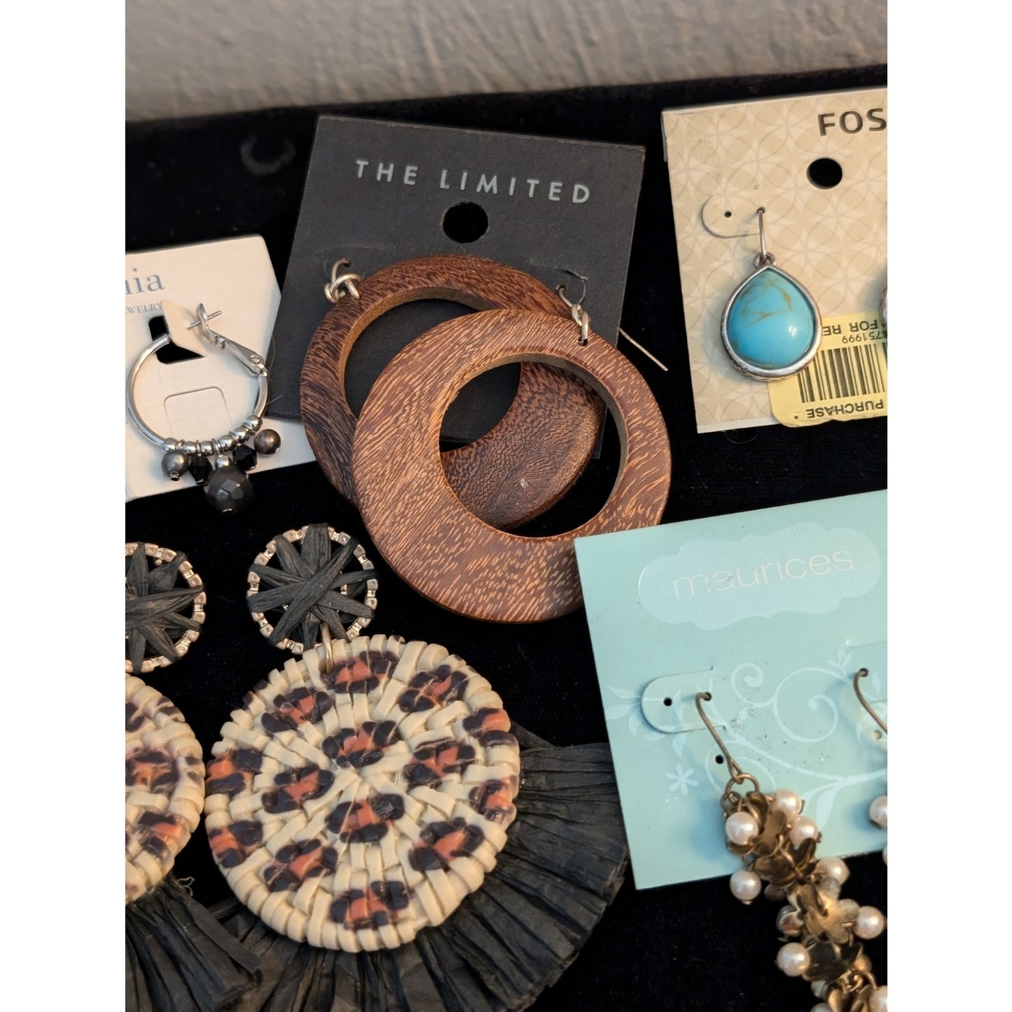 9 Pair Earring Lot Boho/Western/Dangles