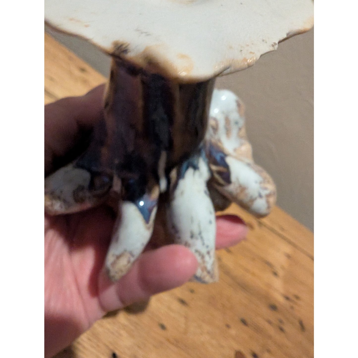 Unsigned Hand-Built Drapery Fold Studio Pottery Vase