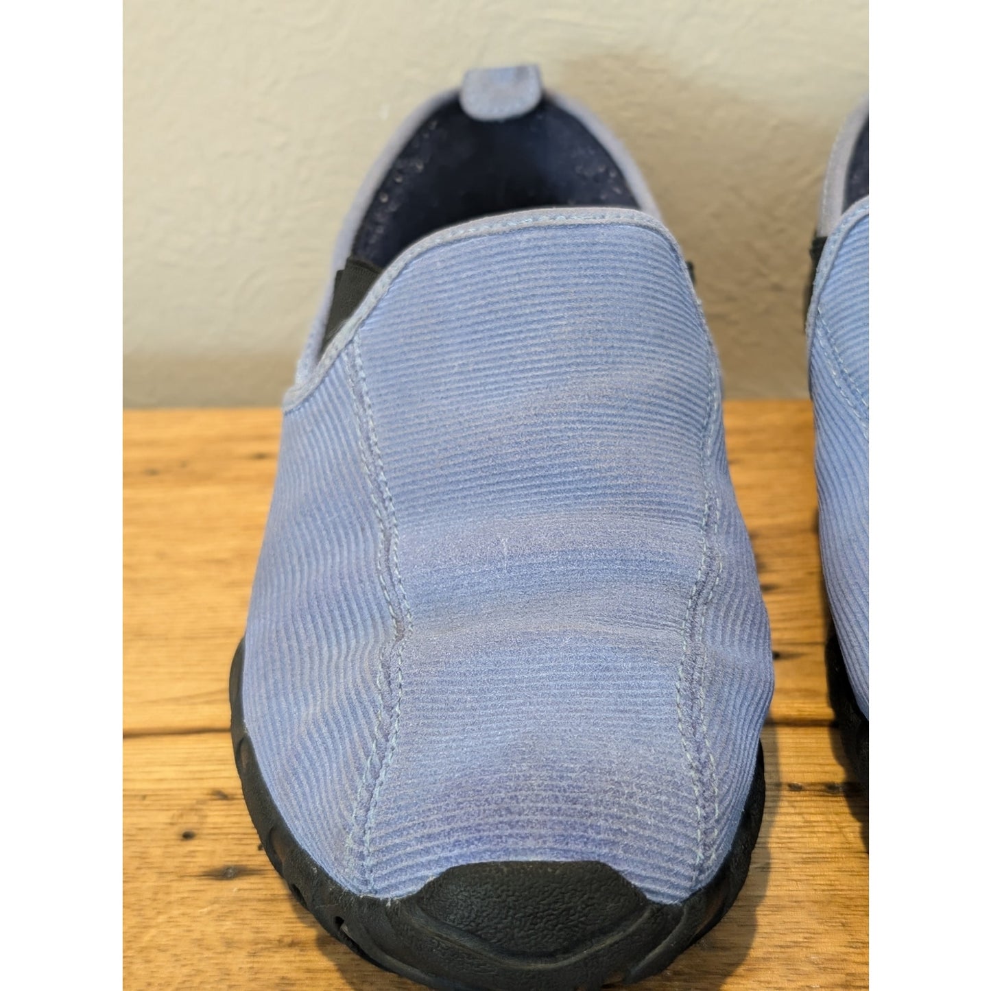 TEVA Blue Cordoroy Slip-On Comfort Sport Shoe Loafer Womens Size 9