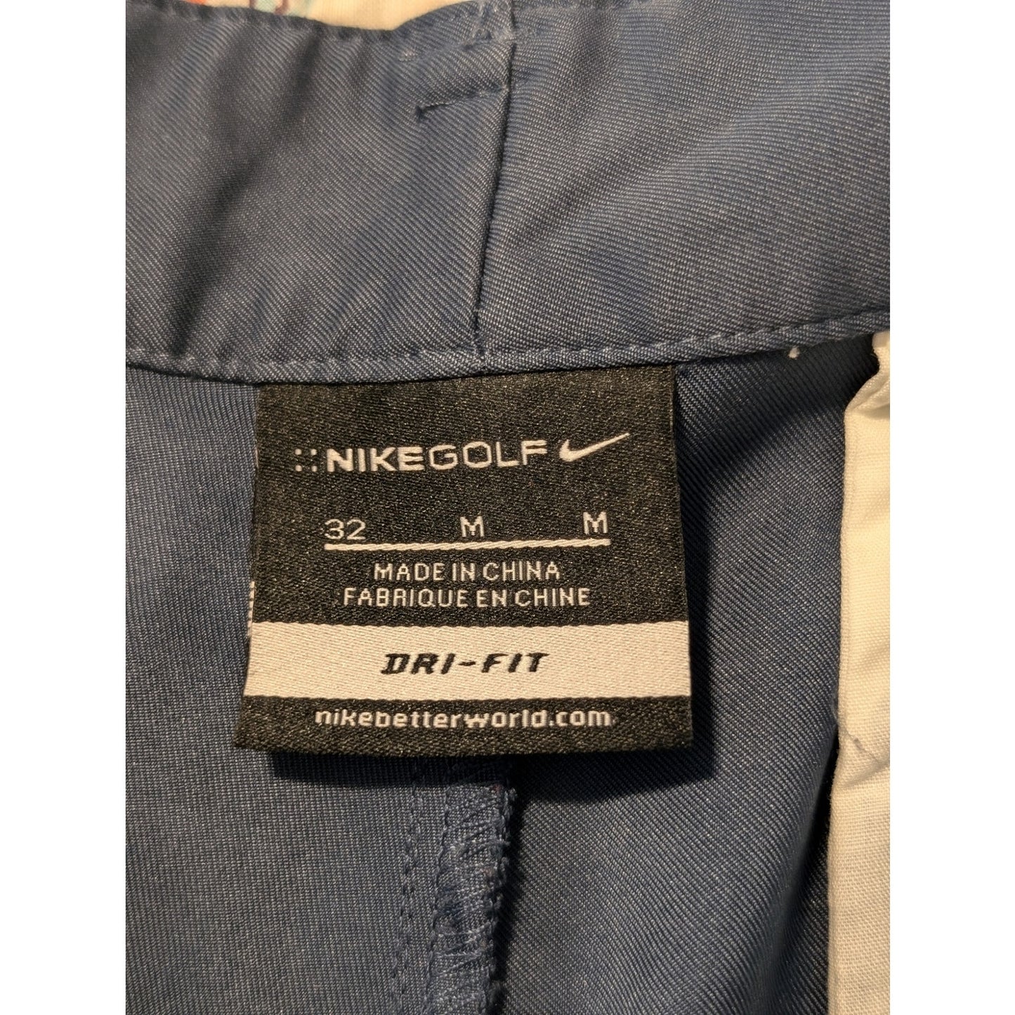 Nike Golf Tour Performance Dri-Fit Blue  Men's Stretch Short Size 32 M