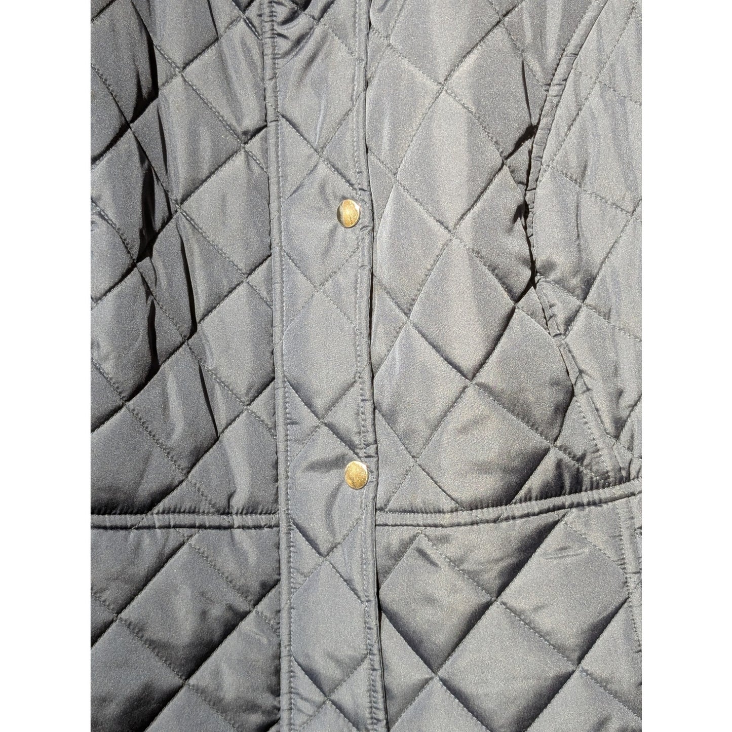 Mo-Ka by Santa Fe Apparel Navy Quilted Vest Women's Size 2X