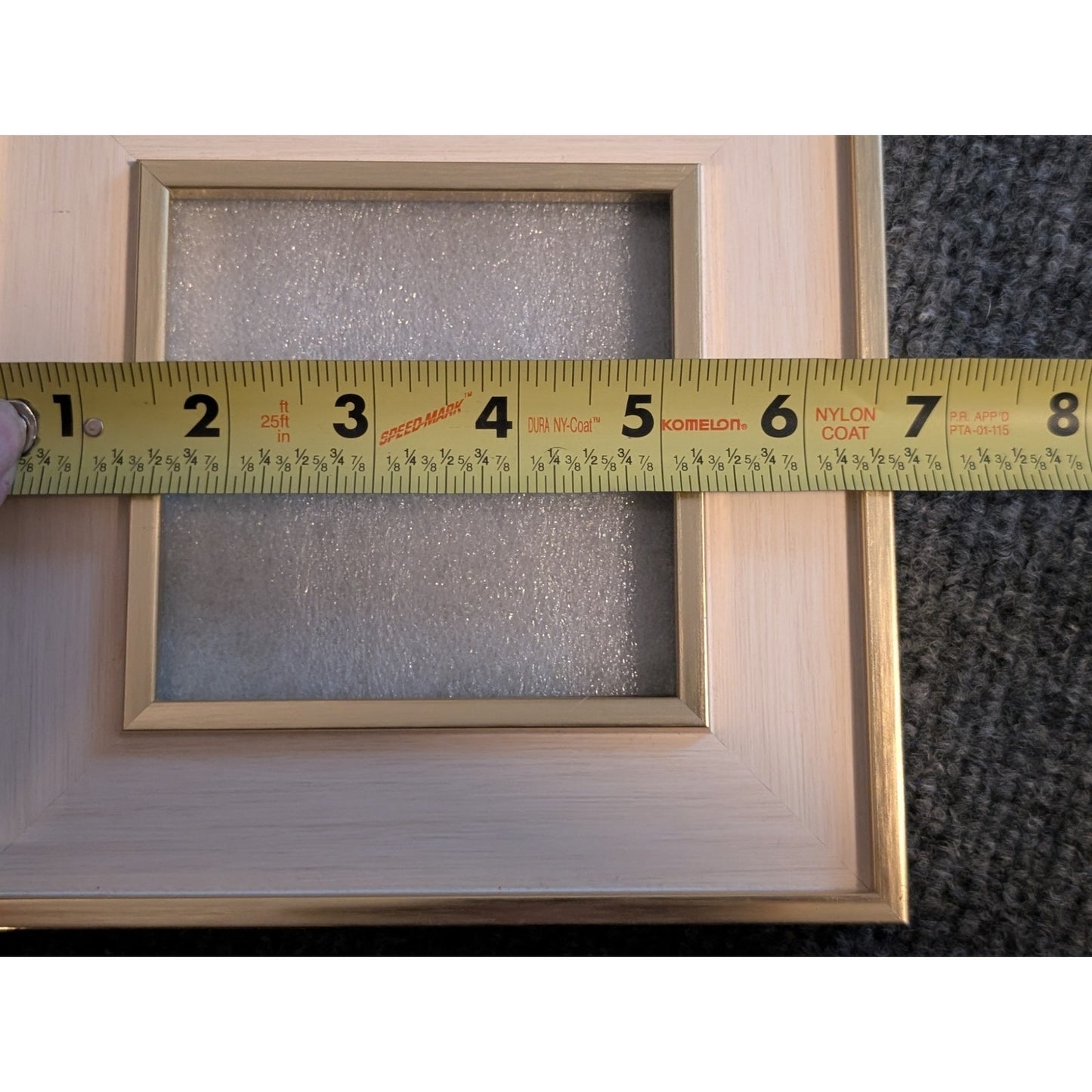 Threshold Gold & Cream 4x4 Square Picture Frame