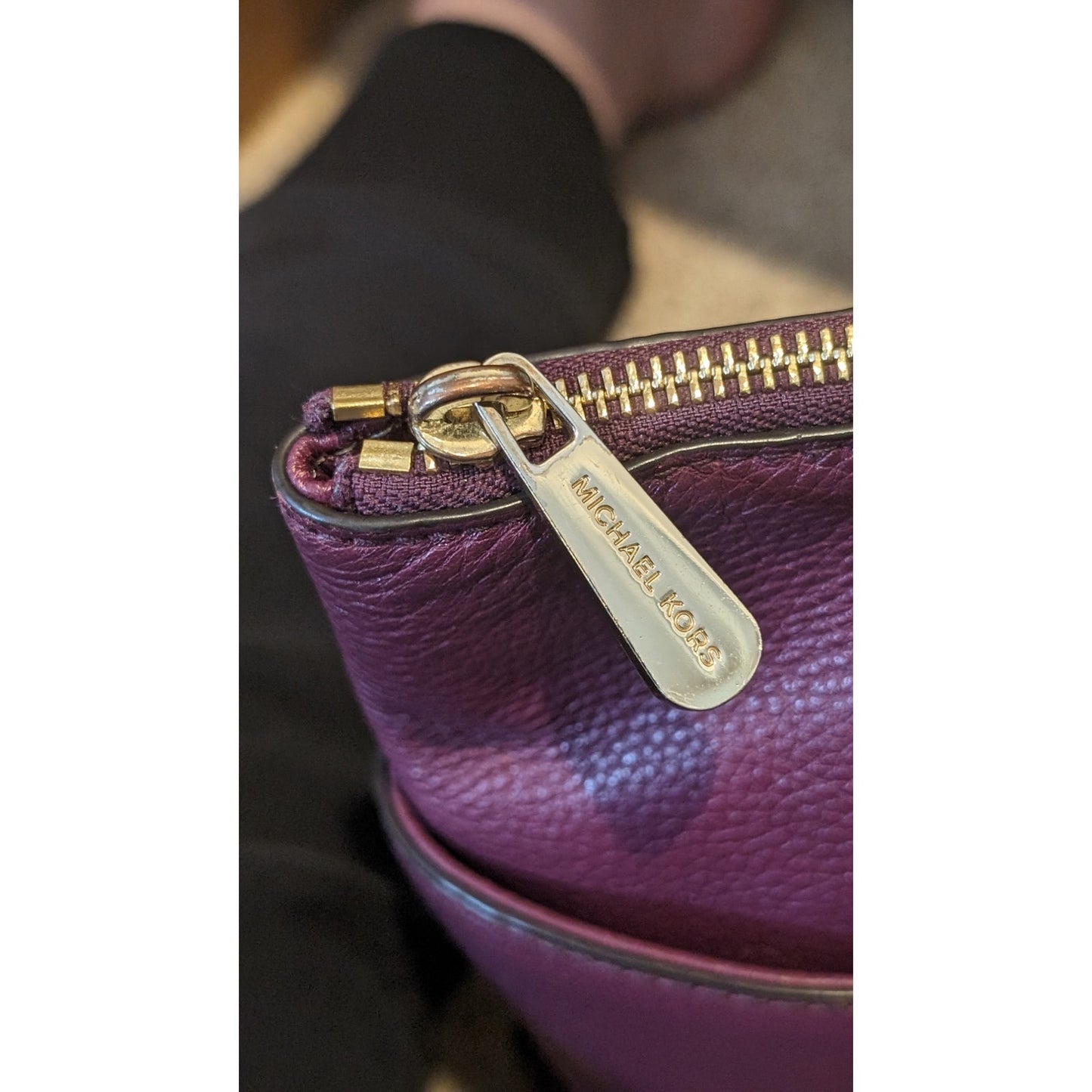 MICHAEL Michael Kors Bedford Large Leather Top Zip Damen Merlot Tote Bag