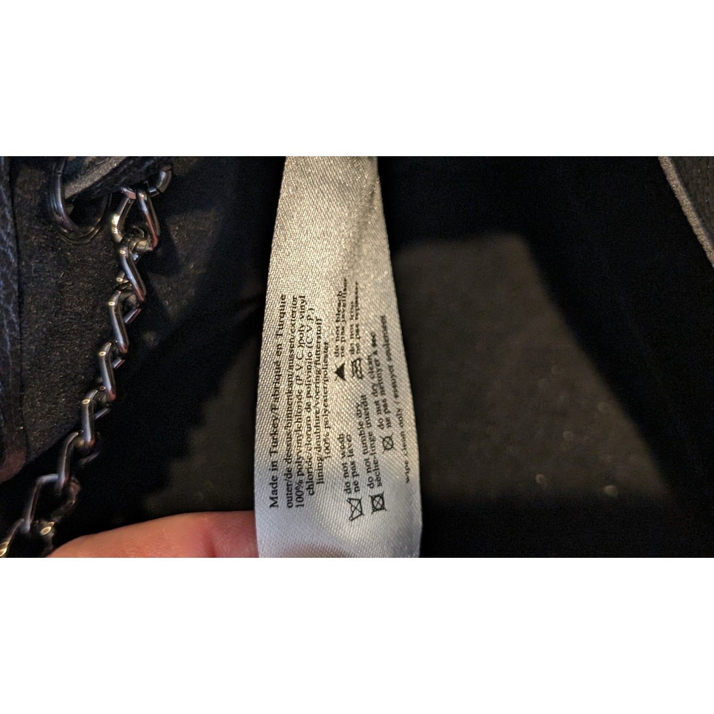 Lucky Bees Quilted Black Backpack
