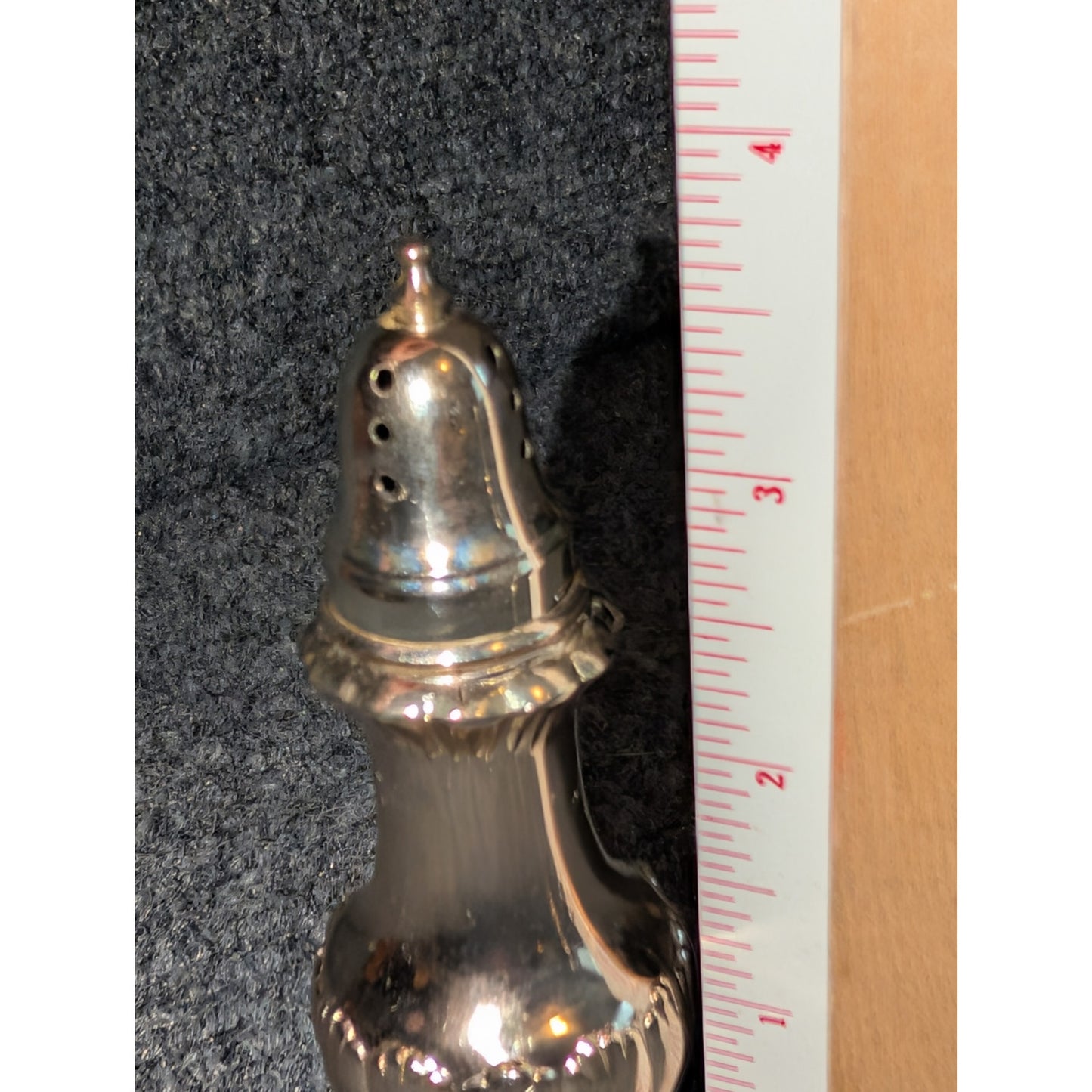 Vintage Silverplated Salt & Pepper Shakers Tarnish Resistant Made in Japan