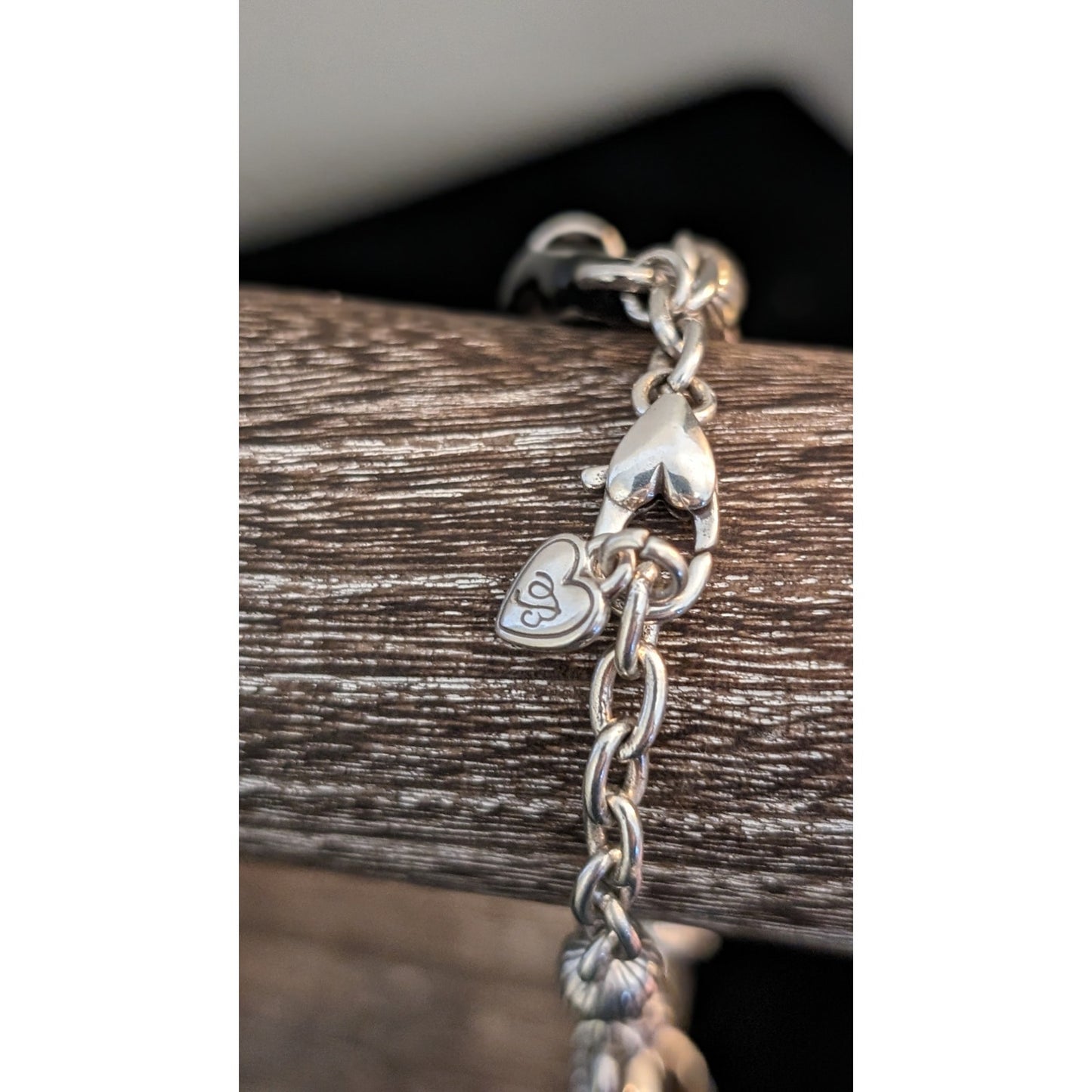 Brighton Vintage Retired Enamel Shoe Charm Bracelet