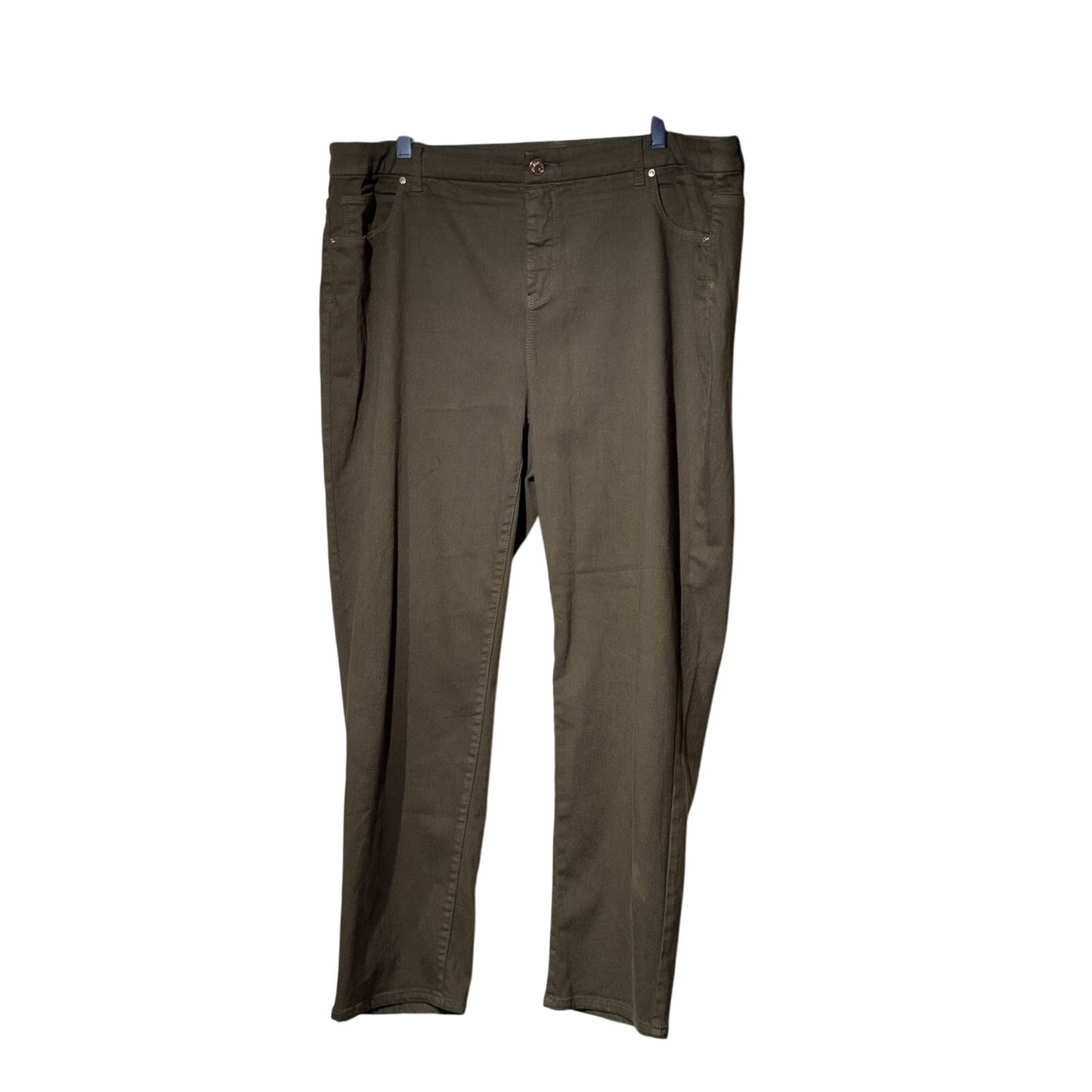 Chico's So Slimming Girlfriend Ankle Dark Olive Jean Chico's Size 3.5 (US 18)