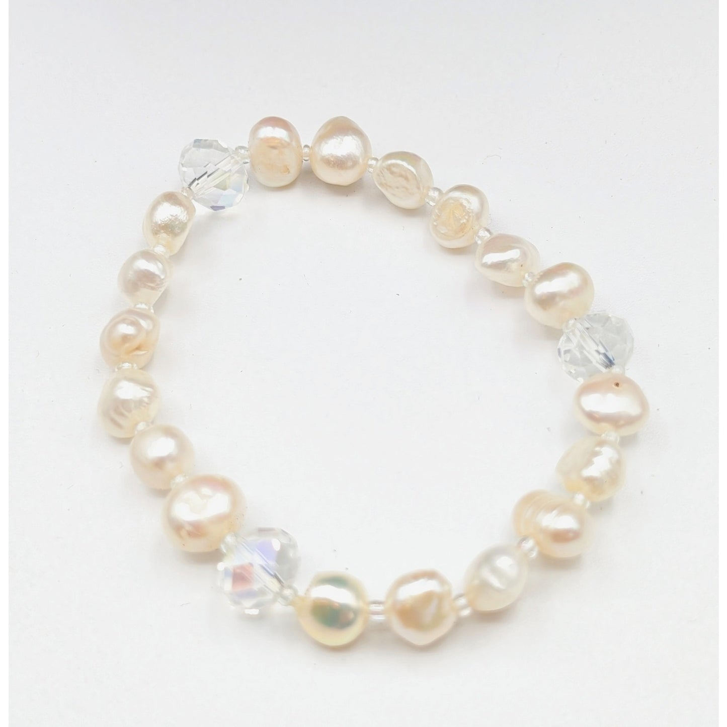 Natural Genuine Peanut & Baroque Irregular Shaped Pearl Necklace & Bracelet Set
