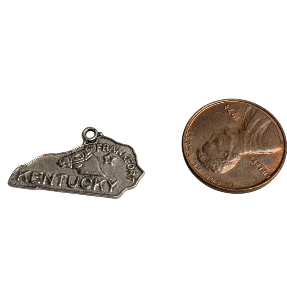 Vintage Sterling Silver Kentucky Charm