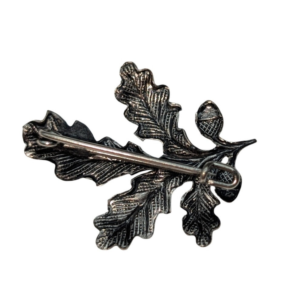 Oak Leaf Acorn Lapel Pin Boutonniere Base Groomsmen Gift
