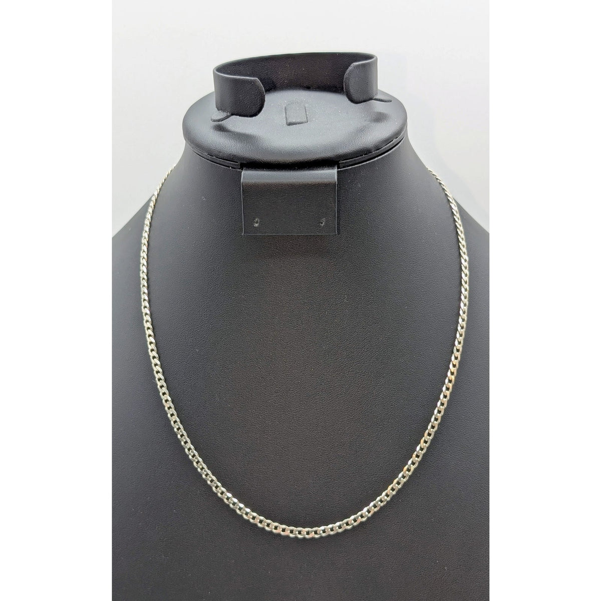 925 Sterling Silver Italy 20" Curb Link Chain Necklace