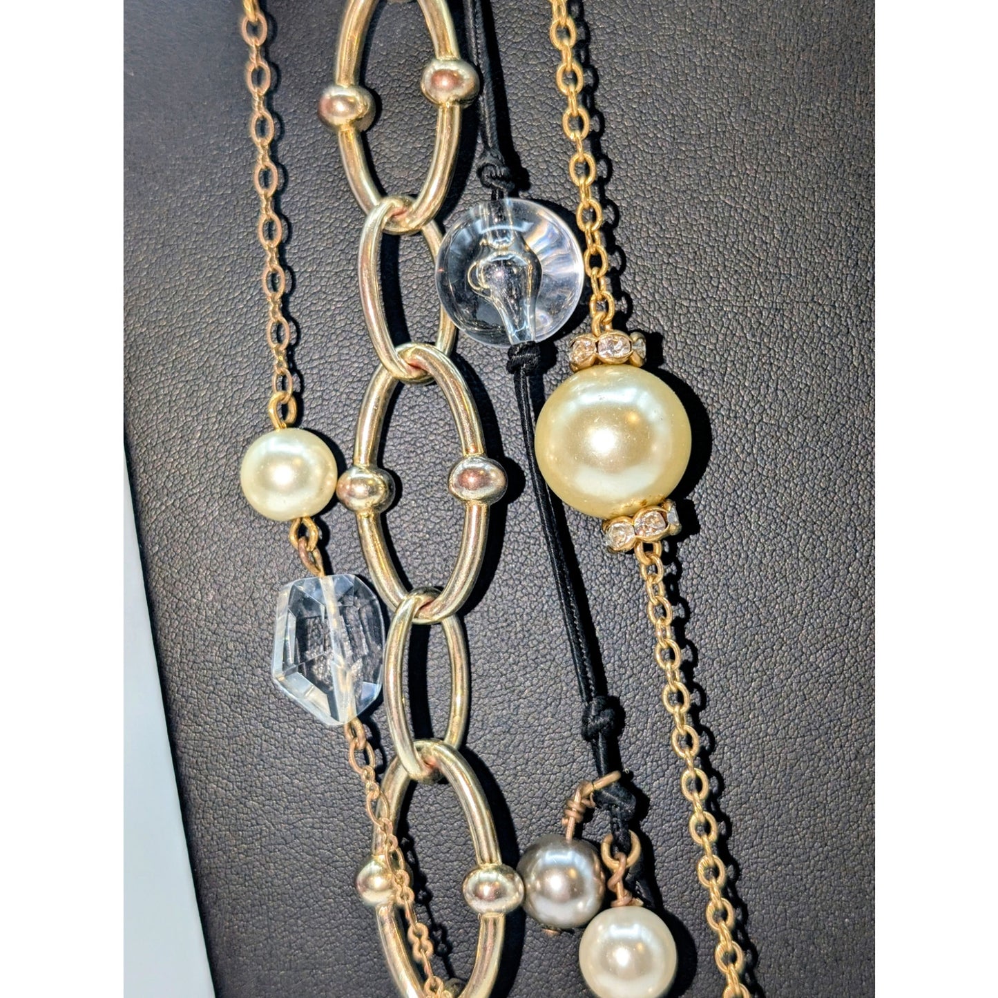 J. Crew Four Long Chain Beaded Necklace Lot