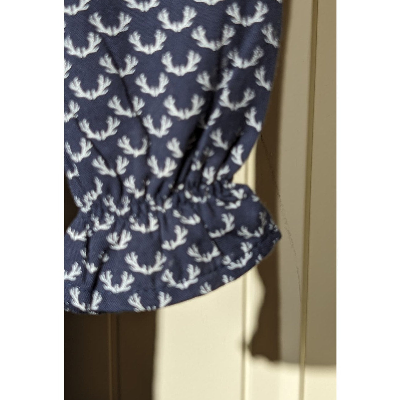 Petite Plume Navy Nordic Antlers Delphine Nightgown Girls' Sz 10