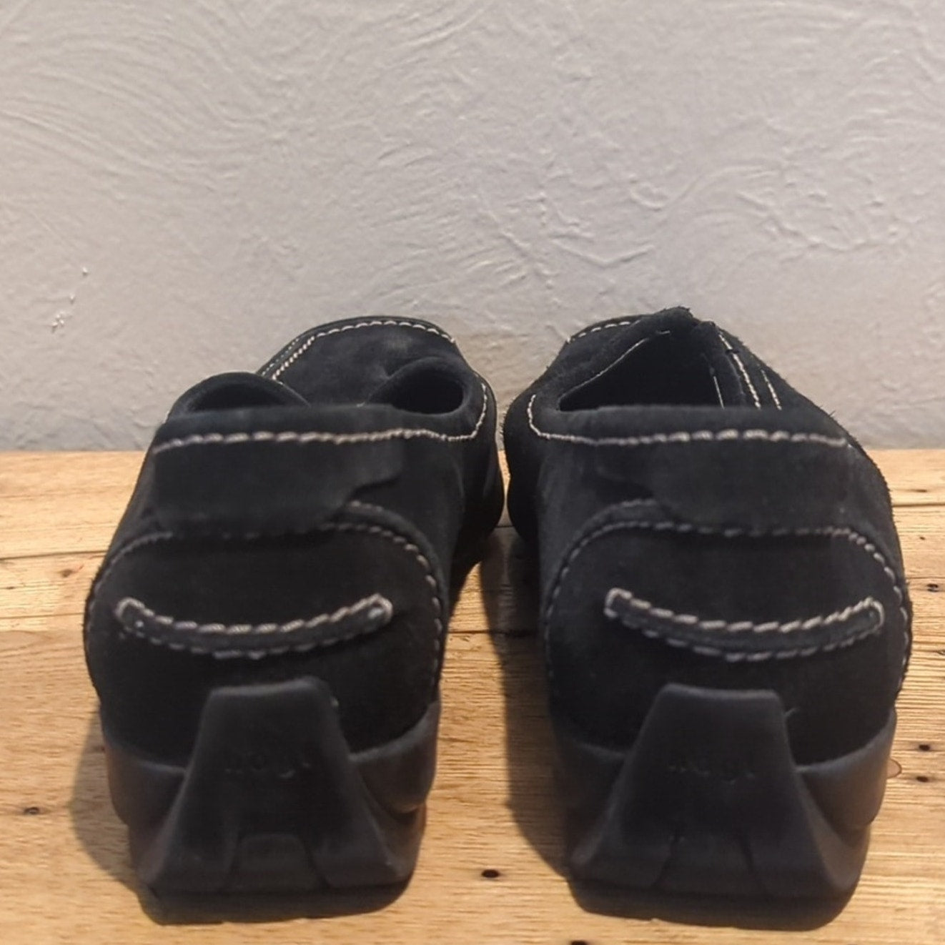 Hogl Sport Gore Tex XCR Black Suede Slip On Loafer Flats Women's Size 5