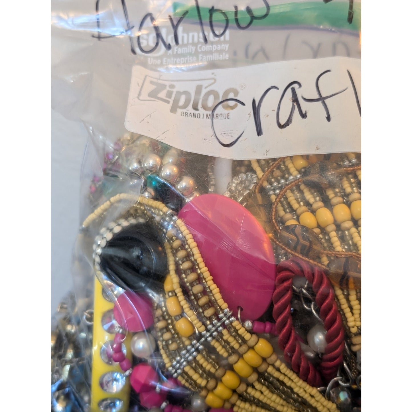 Jewelry Lot Harlow Repurpose Bag 4 Plus Lbs Beads/Craft/Repurpose Pieces