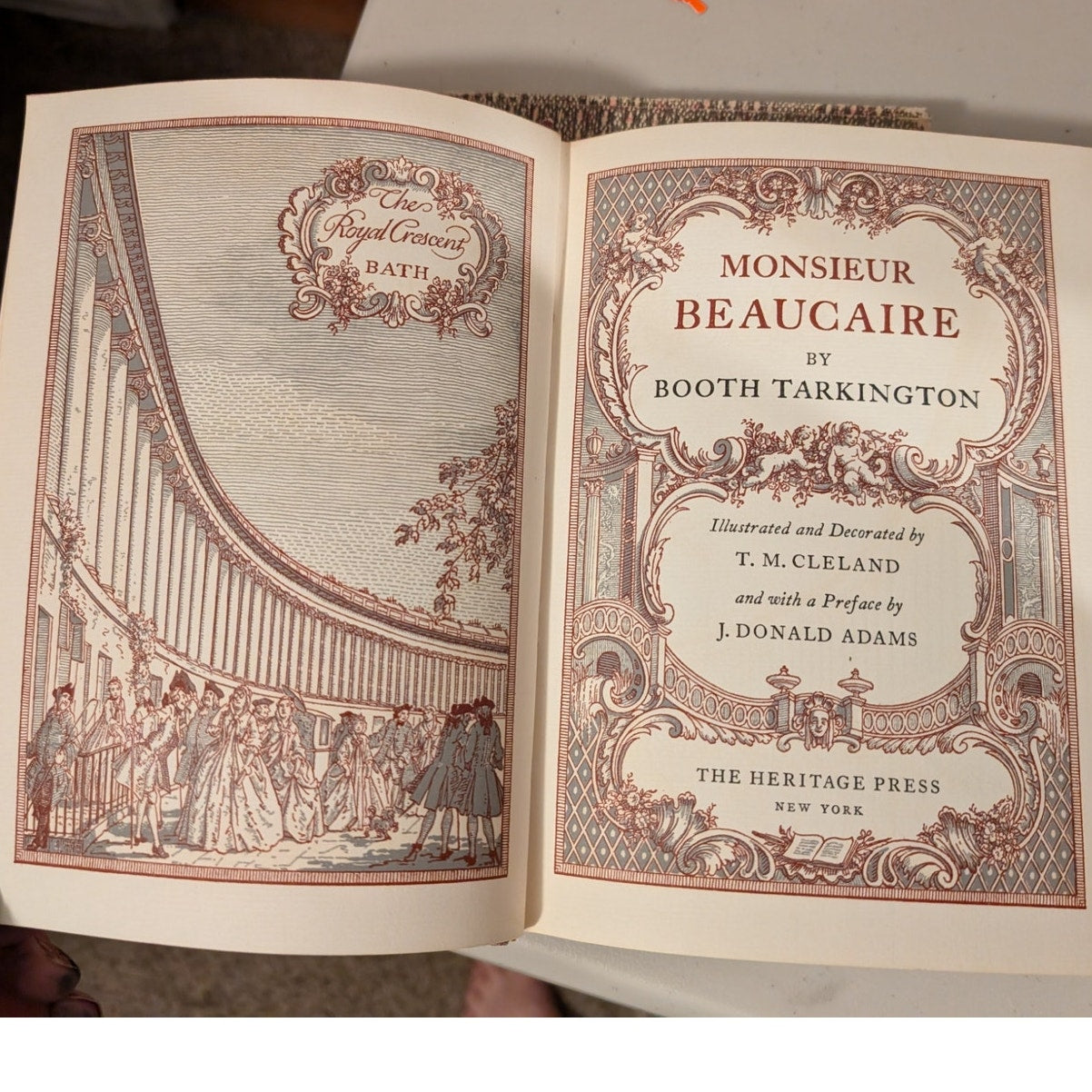Monsieur Beaucaire--Booth Tarkington--1961 Heritage Press With Slipcase