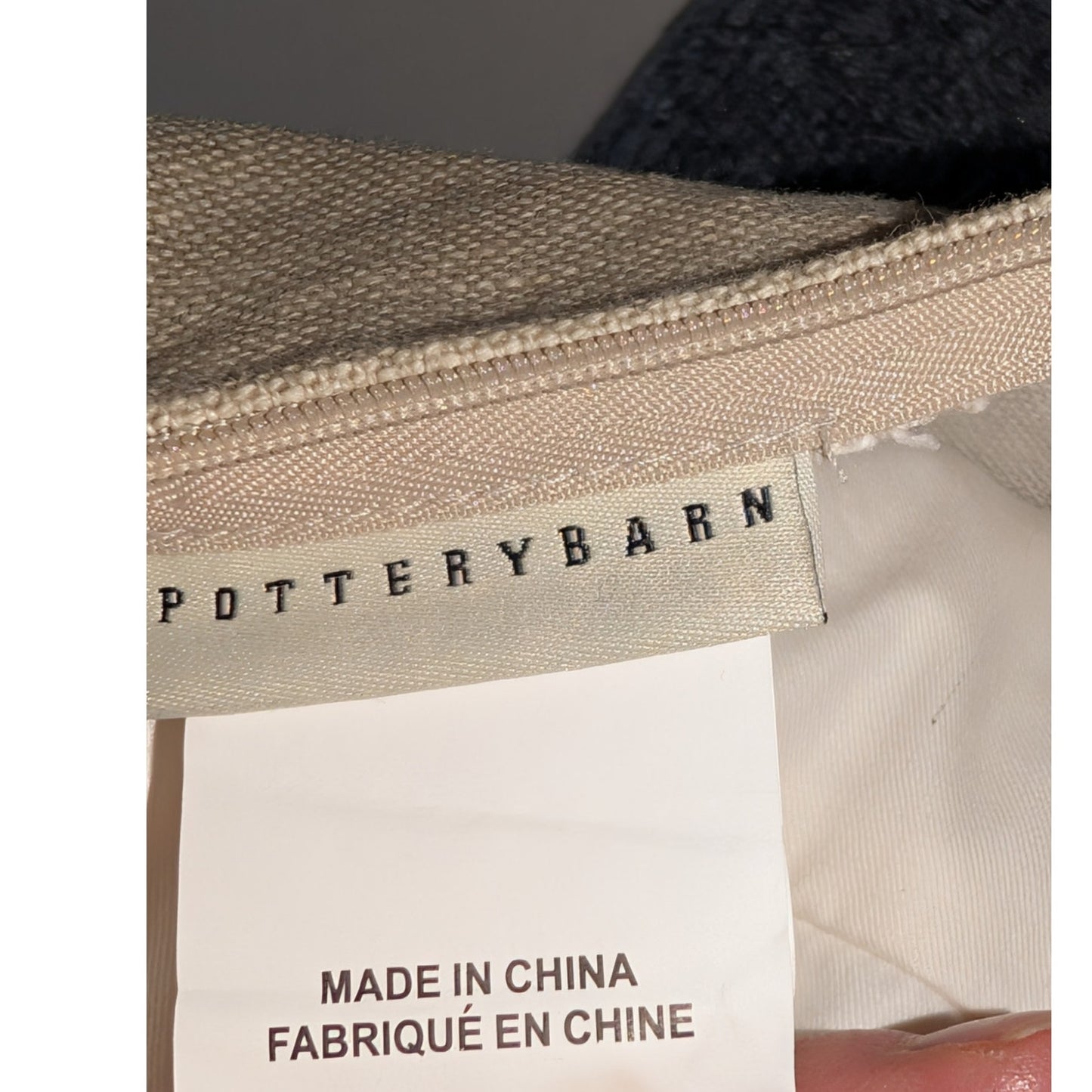 Pottery Barn Linen Cotton 20X20 Sunflower Decorative Pillow Feather Fill Insert