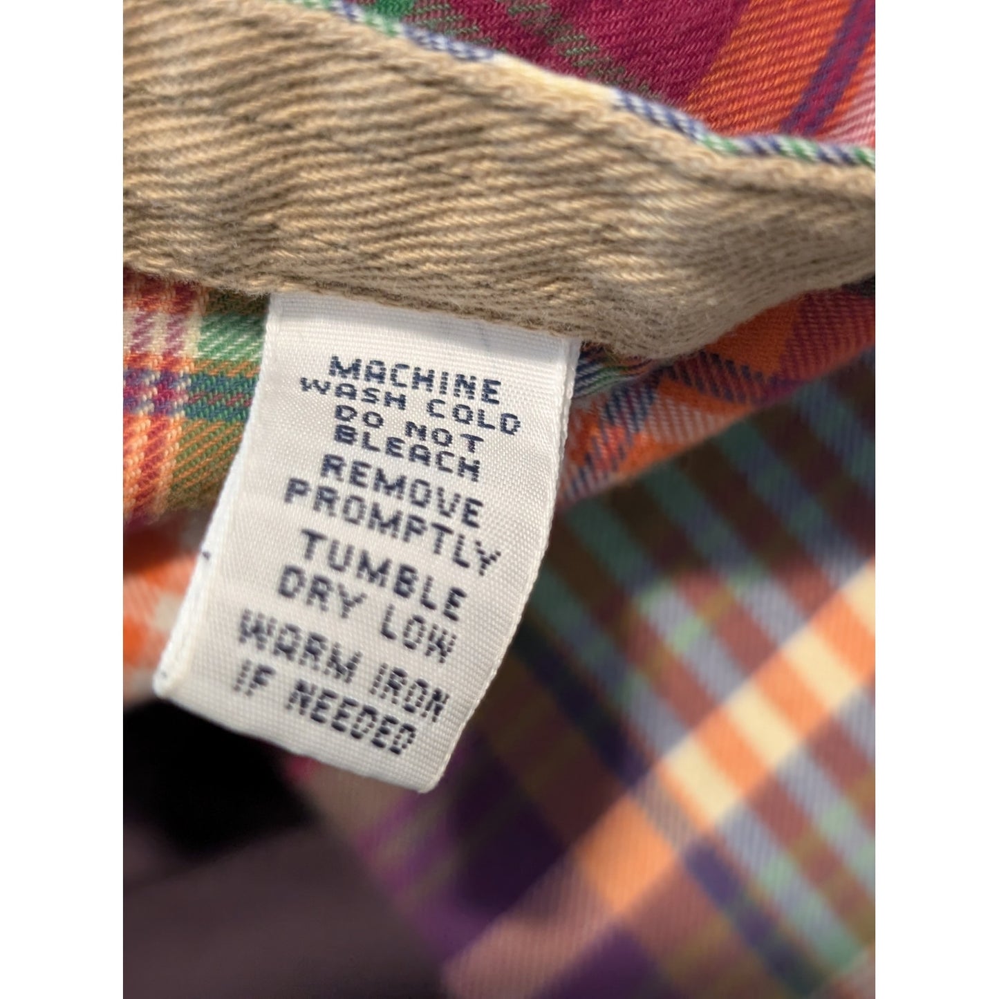 Vintage Polo by Ralph Lauren Green Plaid Button Down Shirt Mens Size L