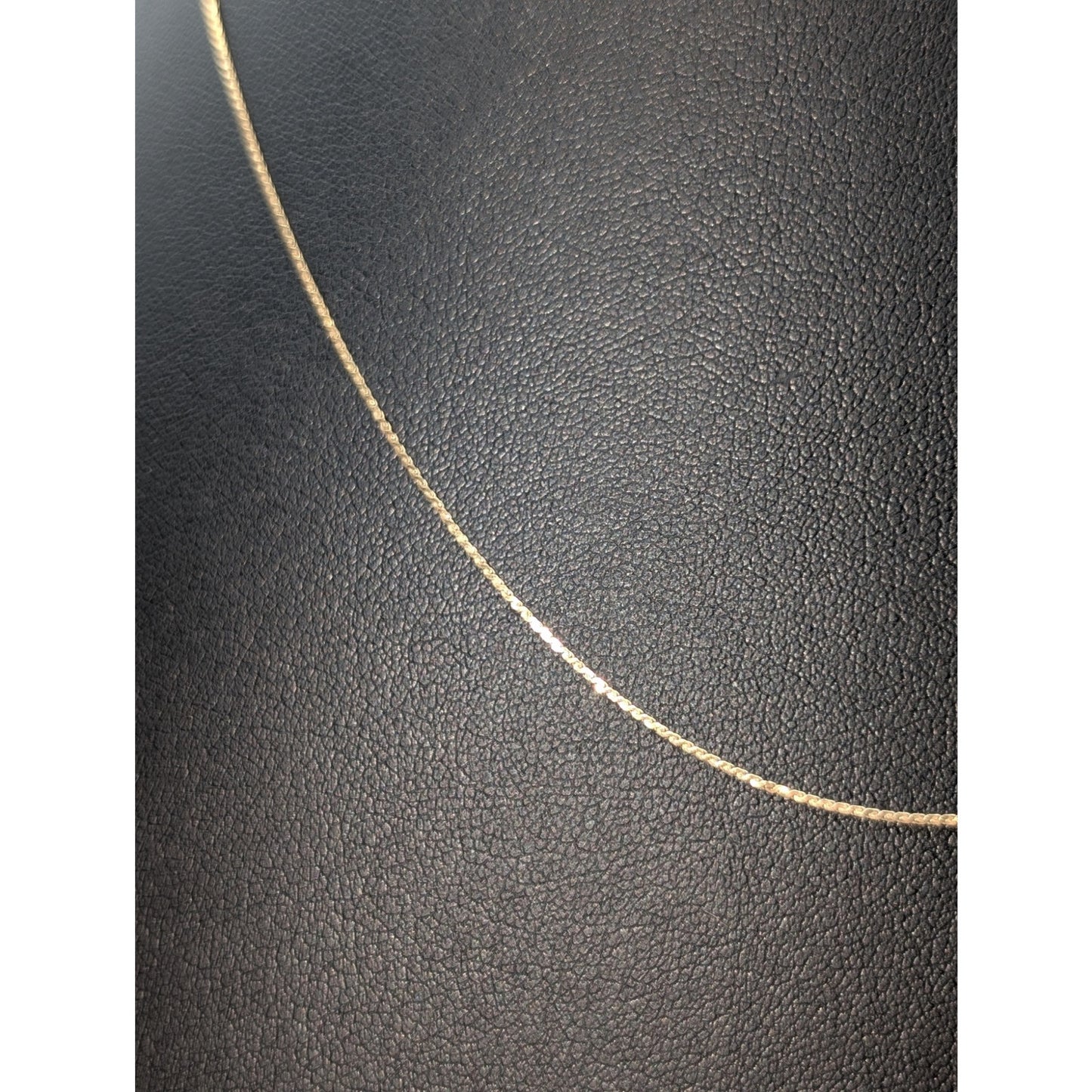 Vintage Marked & Tested 14K Yellow Gold 18.5" Dainty Chain Necklace 1.16g
