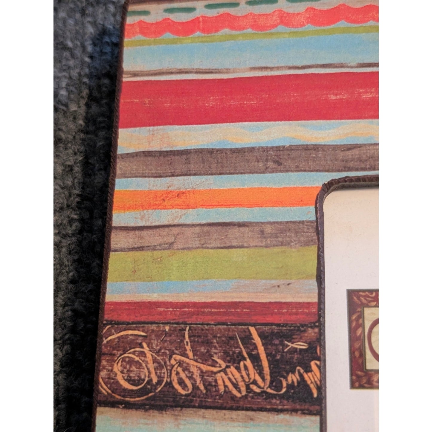 Kate McRostie 4 x 6 Creative Co-Op Southwestern Vibe Multi-Color Photo Frame