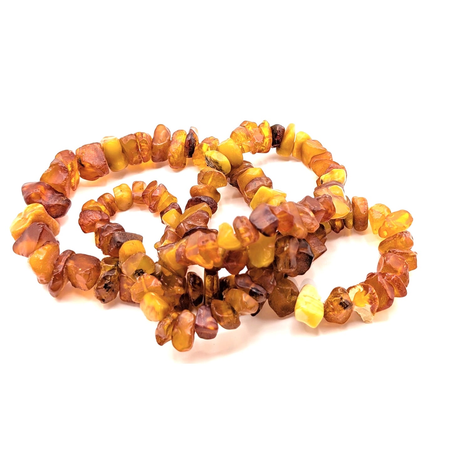 Vintage Chunky Graduated Nugget Shaped Raw Baltic Amber 35" Strand Necklace