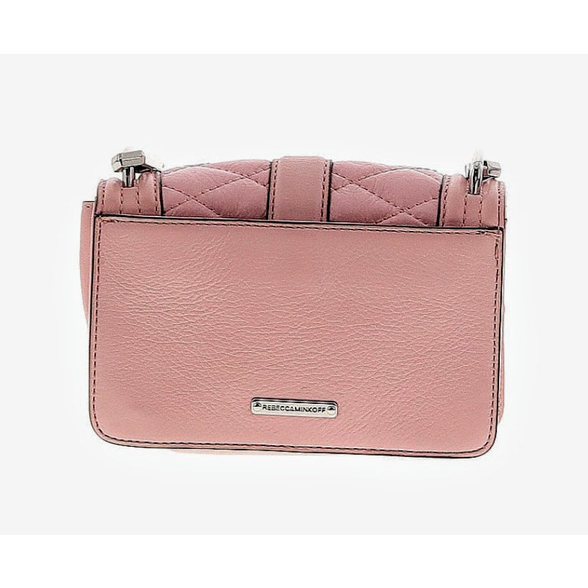 Rebecca Minkoff Pink Quilted Leather Chain Strap Crossbody Handbag