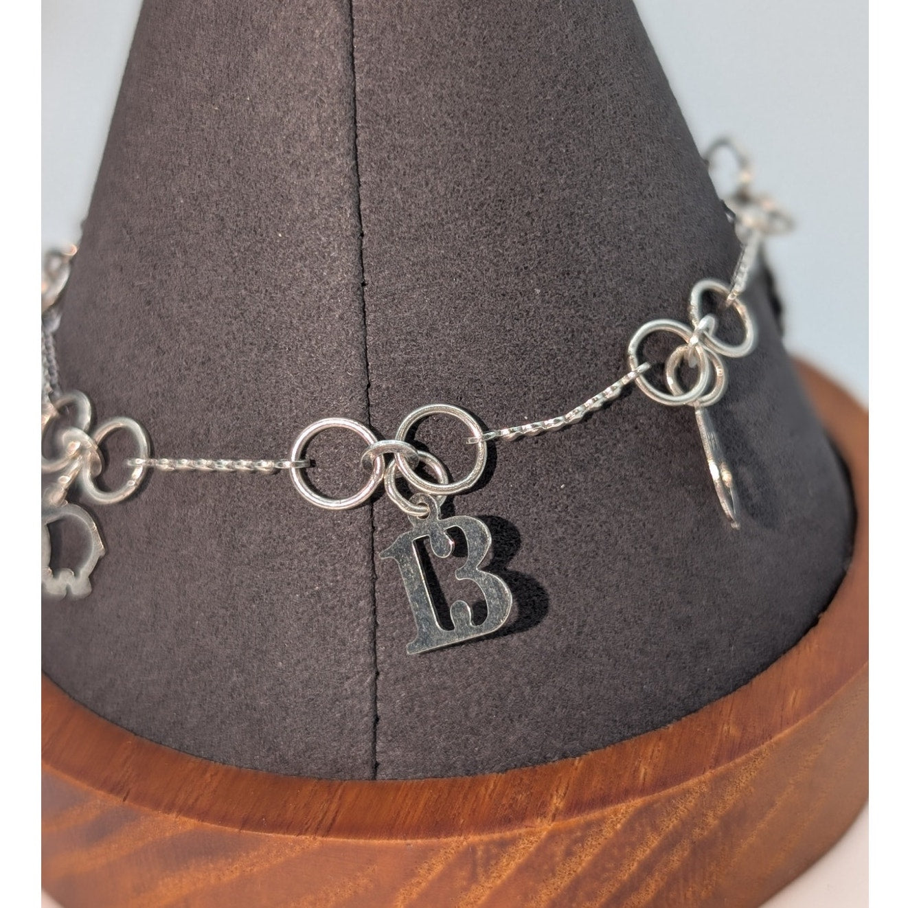 Marked 925 Mex Lucky Charm Silver Tone Bracelet