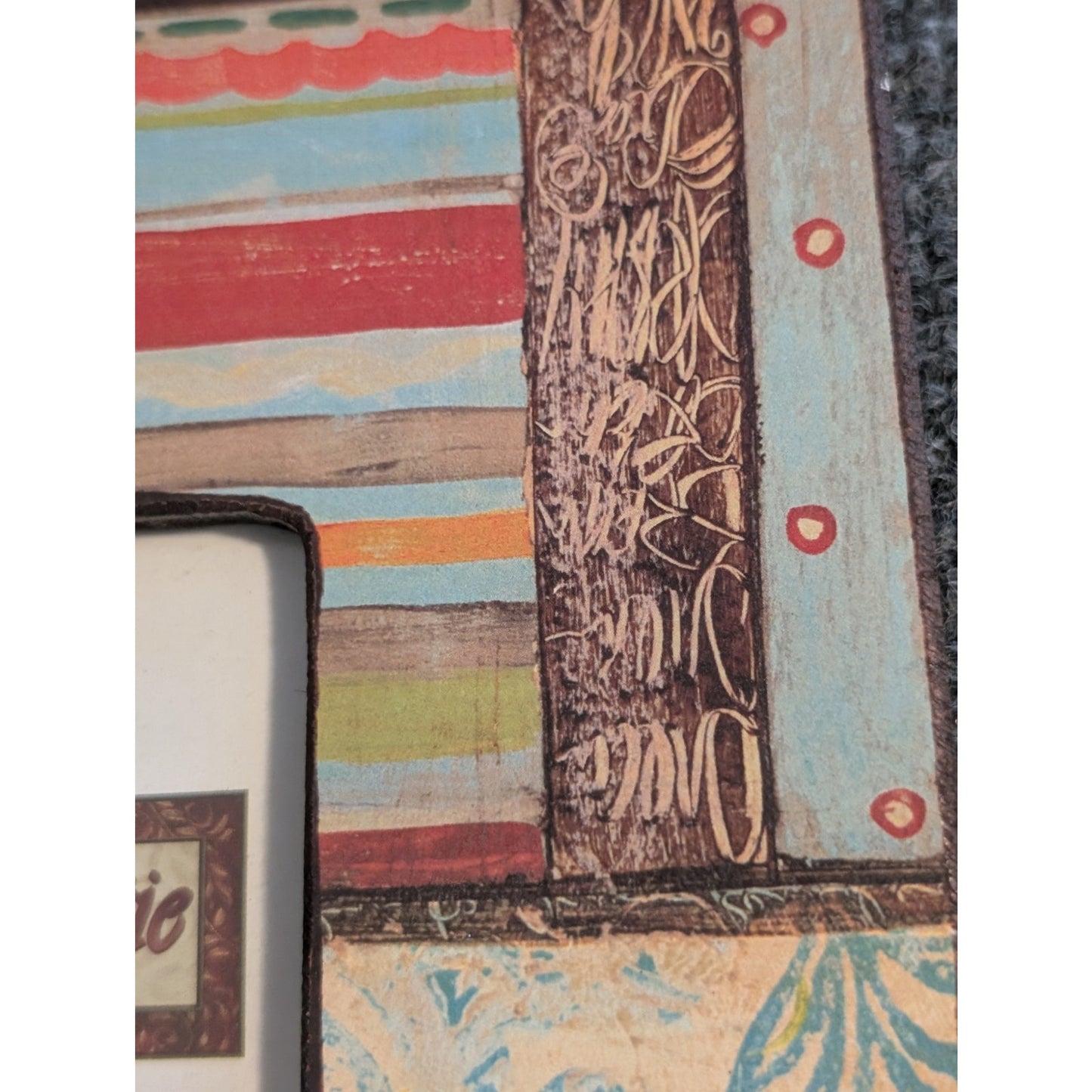 Kate McRostie 4 x 6 Creative Co-Op Southwestern Vibe Multi-Color Photo Frame