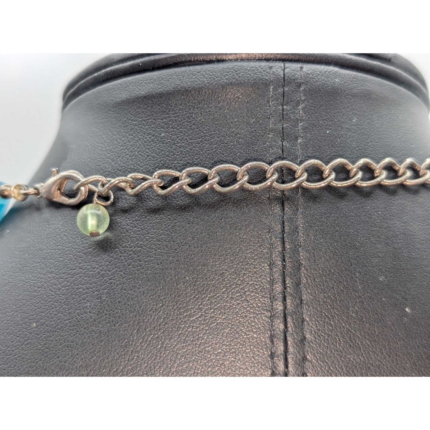 Perfect for Spring Blue Purple Green Resin Bead Lightweight 17"-20" Necklace