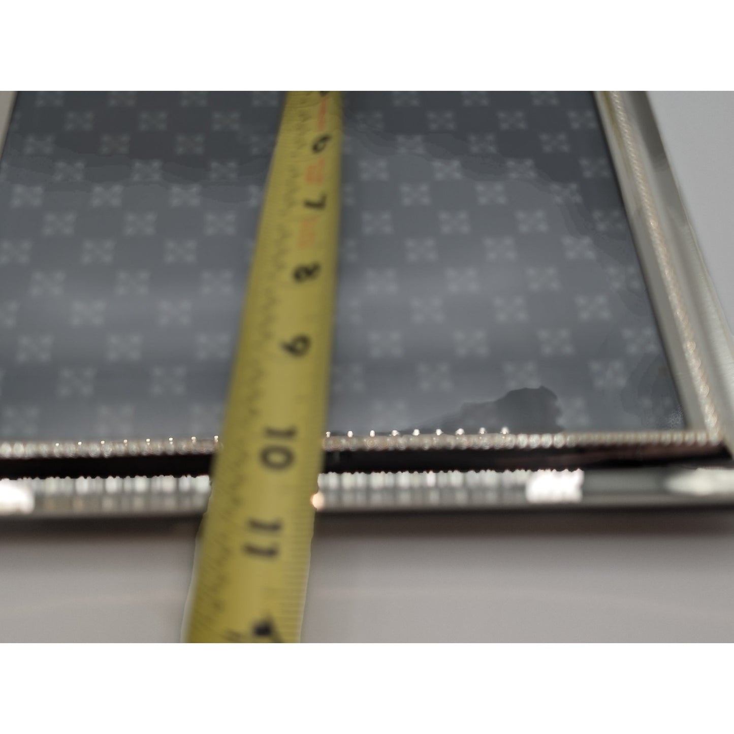 Vintage Hudson Hill Silver 8"X10" Beaded Picture Frame