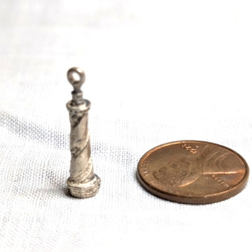 Vintage Sterling Silver Lighthouse Charm