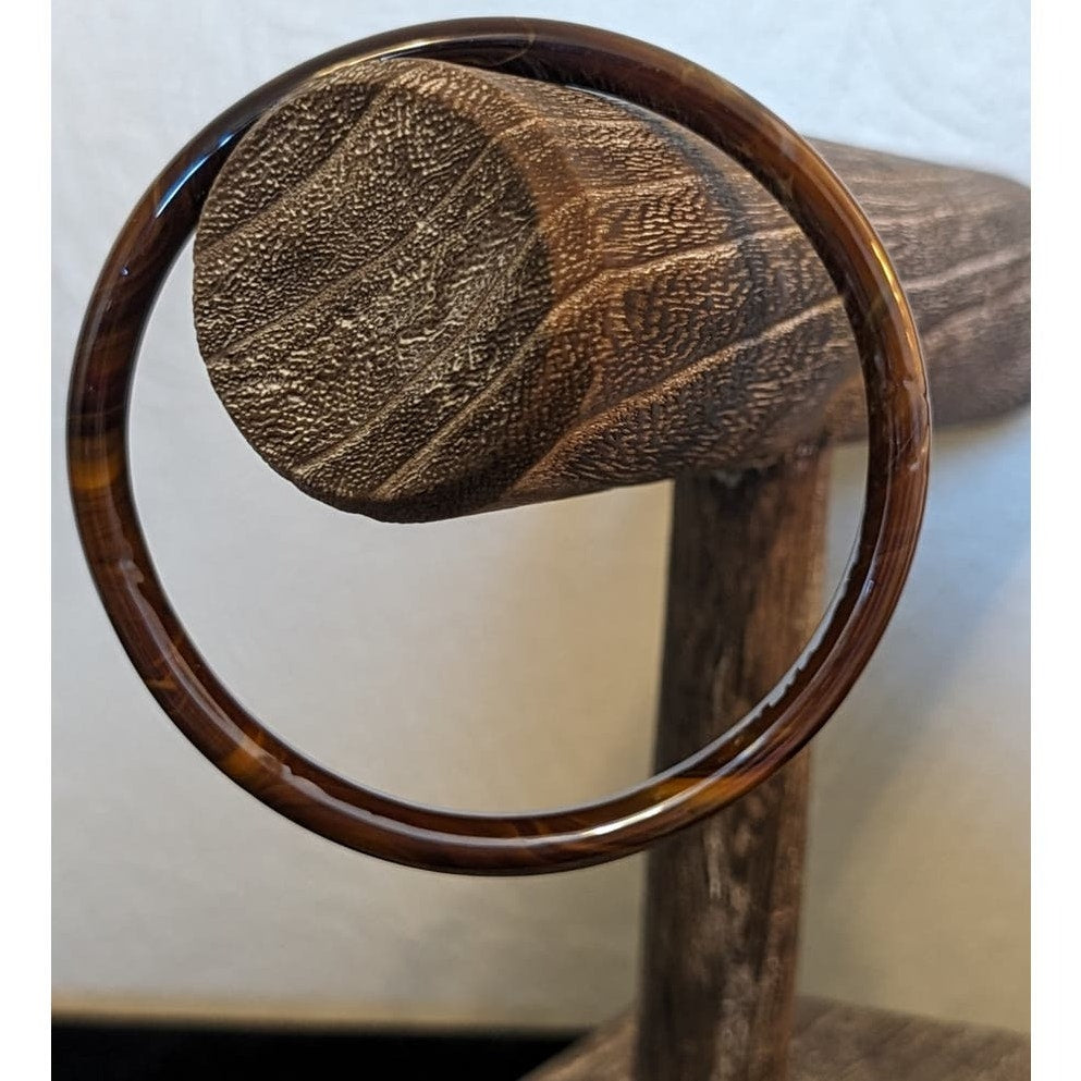 Vintage Glass Tortoiseshell Bangle