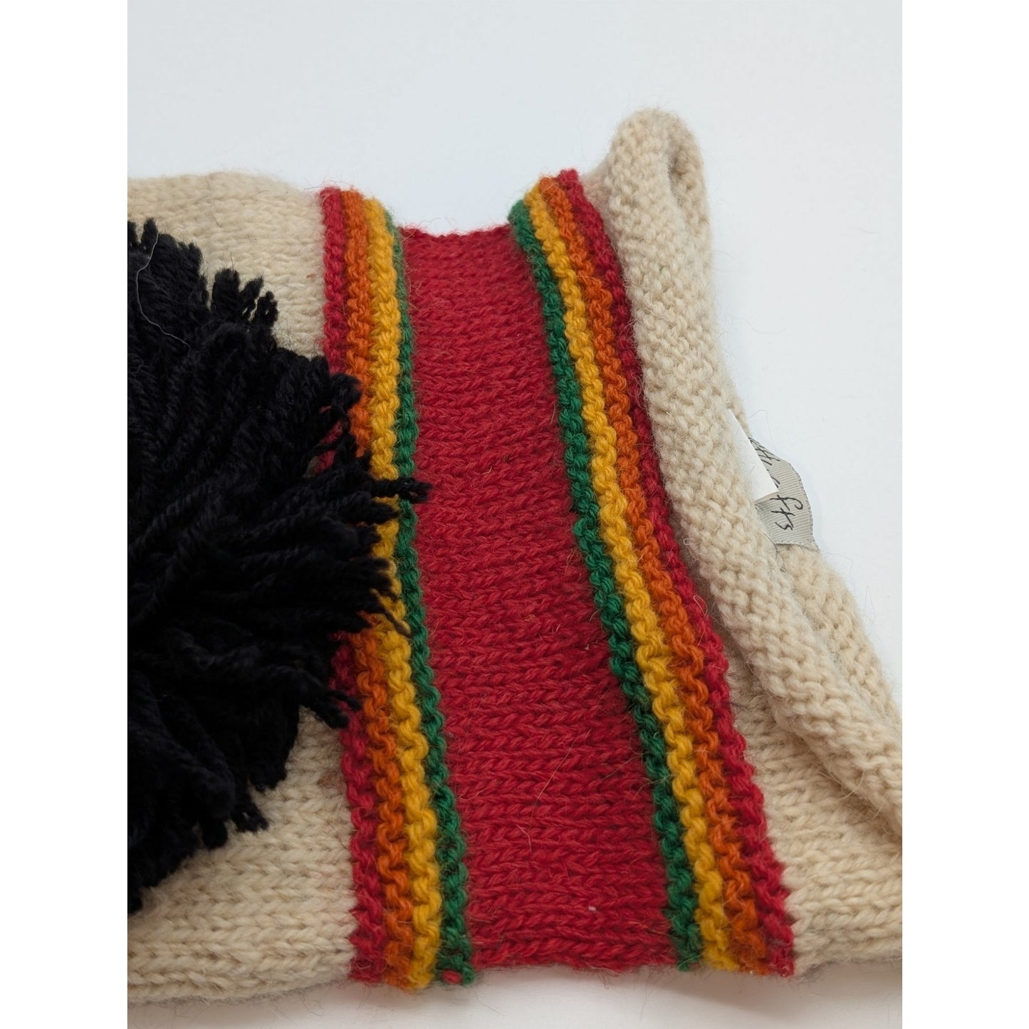 100% Wool Hand Made Artisan Child Christmas Stocking